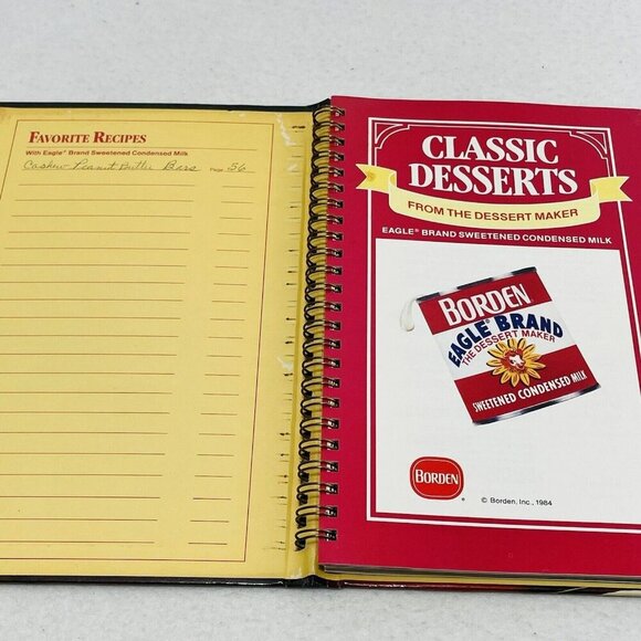 Borden Eagle Desserts Maker Recipes Cookbook Vintage Book Bakery Cake Pie Baker - Picture 4 of 9